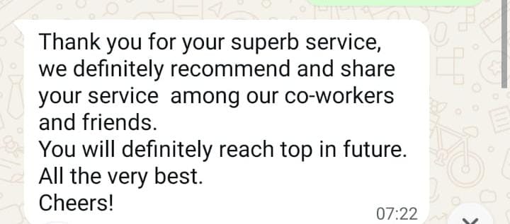 Client feedback 3